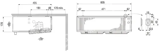 výparník ECO - Luvata EVS-201, 1.46 kW (dT 8 st., R404A)